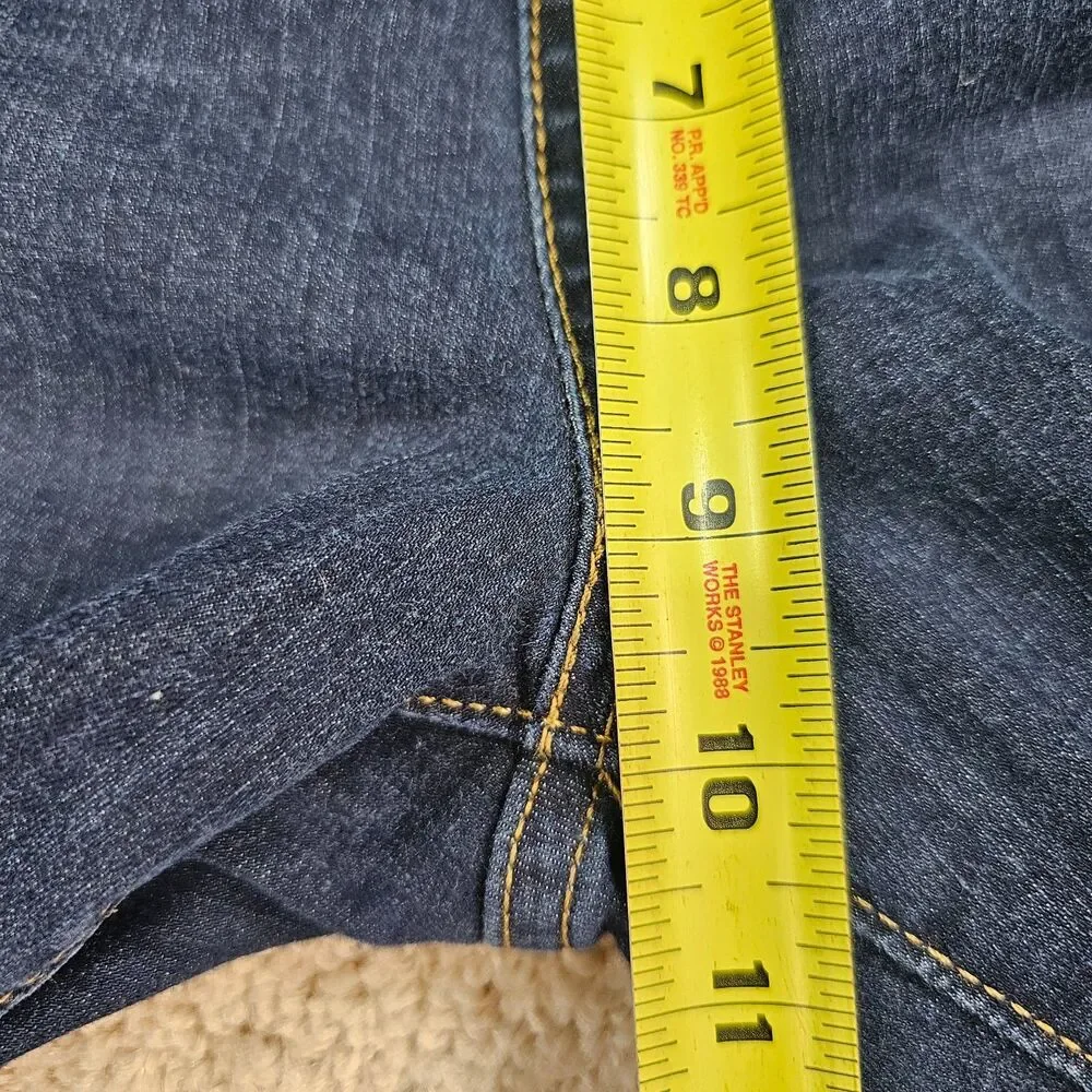Signature Levi Strauss Pull-On Skinny Jeans Dark Wash Women’s 12/31 Stretch - Picture 12 of 14